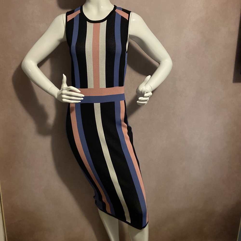 Stripe Midi Dress
